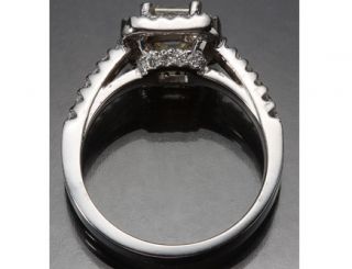 75 Ct Unique Asscher Cut VS1 Certified Diamond Engagement Ring 14k 