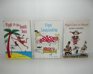   of 3 Pippi Longstocking books by Astrid Lindgren Scholastic Childrens