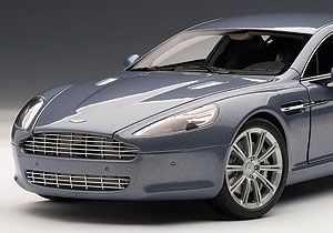 18 Aston Martin Rapide Concours Blue Autoart Diecast Collectible