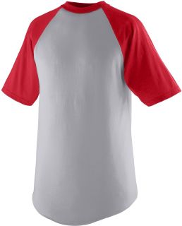 Augusta Sportswear Raglan Short Sleeve Baseball T Shirt 423