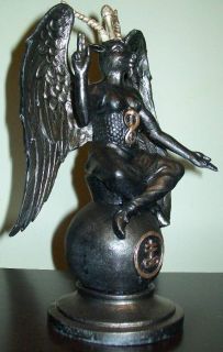 Baphomet Statue Devil Statue Occult Statue Medium Size Handmade in USA 