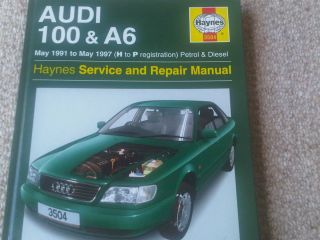 Audi 100 A6 1991 to 1997 Petrol Diesel Haynes Service Repair Manual 