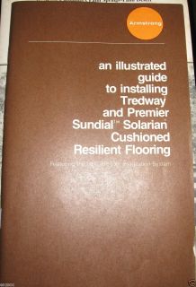 Vintage Armstrong Tredway Premier Sundial Flooring Installation Guide 