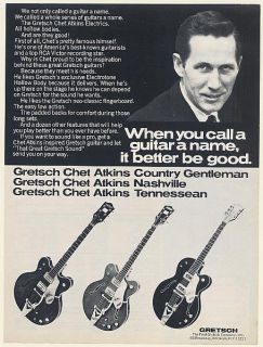 1970 Chet Atkins Gretsch Country Gentleman Nashville Tennessean 
