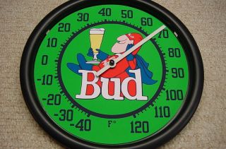 bud man beer 10 thermometer style 1 