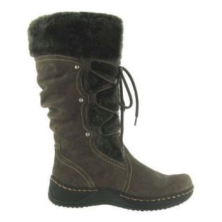 Bare Traps Womens Elicia Dark Gray Suede Lace Up Boots Size 6M