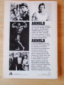 Arnold The Education of A Bodybuilder Muscle Book Arnold 
