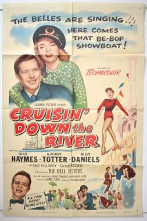 Cruisin’ Down The River 1953 Original 1 Sheet Poster Dick Haymes 