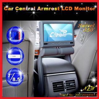 New Car Central Armrest DVD Player 8 5 TFT LCD Monitor