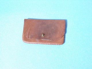 vintage leather ammo pouch belt loop  24
