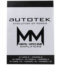 Autotek M2500 1 2500 Watt Peak 1250 Watt RMS Class D Mono Amplifier 