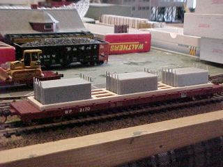 MDC 60 Flat car with [15] radiators for a Transformer load WP# 2170 