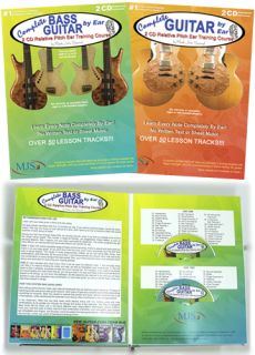 complete bass guitar by ear 2 cd relative pitch ear training course by 