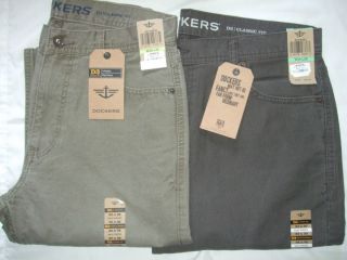 Mens Dockers Classic Fit D3 Flat Front Jeans Pants Select Color Size 