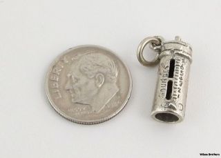baby bottle charm sterling silver this cute little charm features a 