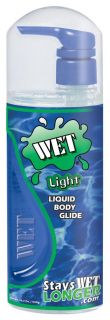 wet light liquid waterbased personal lubricant 18 7 oz pump bottle