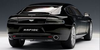 18 Aston Martin Rapide Black Autoart Diecast Collectible