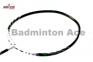 APACS Nano Tubes 9990 White Badminton Racket Free String