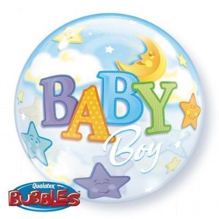 Baby Boy Baby Shower Bubbles Balloon Party Decorations