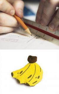 Cartoon Banana Shape Retractable Tape Measure Ruler New
