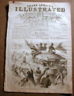   Civil War Newspaper Battle of Cedar Mountain Virginia