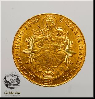 9860 gold 1106 oz agw ruler standing rv madonna obv legend ferd i d 