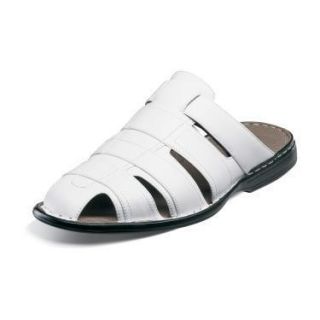 Stacy Adams Bayley White Mens Sandals
