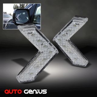   Turn Signal Arrow White Lights Side View Mirror Instant Upgrade