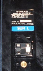   Sony Speaker Blue SS TSB101 Sur L for BDV E770W HT SS370