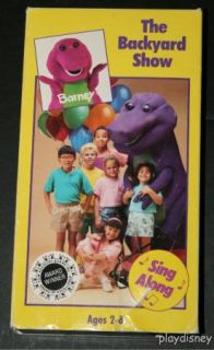 Barney and The Backyard Gang The Backyard Show VHS