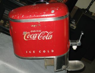 Vintage 1940s Coca Cola Selmix Outboard Style Syrup Dispenser Soda 