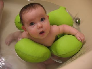   or back. Create a developmental playground for your baby in the bath