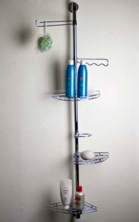 shower wall mount bathroom caddy valet rack astv277