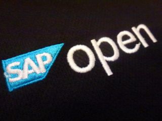 Sap Open Tennis Polo Shirt New w O Tags Black Yonex Medium Federer 