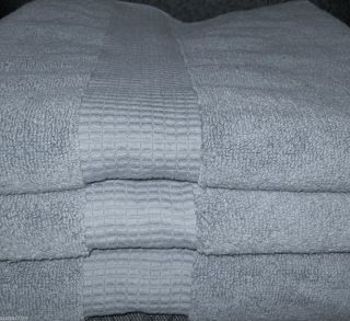   Eileen West 100 Cotton Oversized Bath Towels 30x54 Peacock Blue