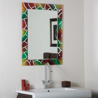 Frameless Mosaic Wall Mirror Modern Bathroom Designer