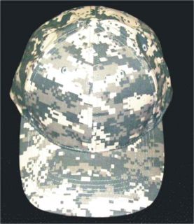 Digital Camouflage Low Profile Baseball Hat Cap Camo