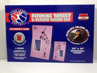 Little League Softball Pitching Target and Return Throw Set
