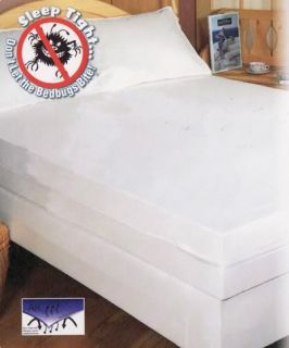 Bedding Mattress Cover Bed Bug Zippered Stretch Poly Bed Bugs 