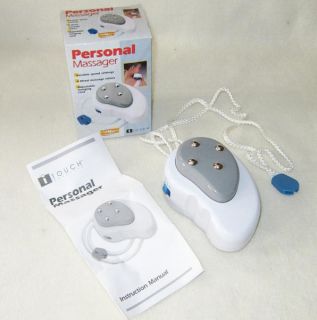 Touch Personal Massager Hand Held Variable Speed w/ Hanging Cord BOX 