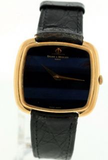 Baume Et Mercier Classic 18K Yellow Gold Vintage Watch