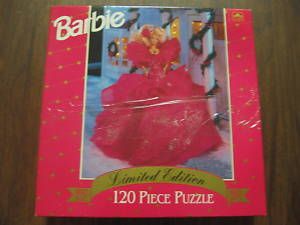 120 PC Puzzle Limited Edition Barbie 1990 Doll New