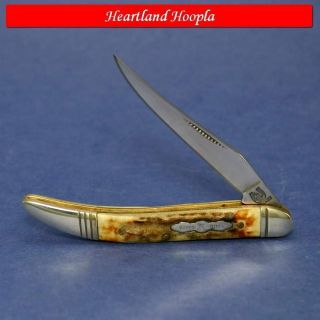 Rough Rider Mini Toothpick Knife with Stag Handles
