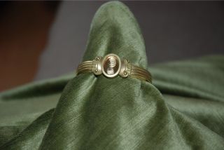 Barry Kieselstein Cord Intaglio cuff bracelet 18K 750 Gold