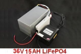 Lithium ion LiFePO4 36V 15AH Electric Bike Battery