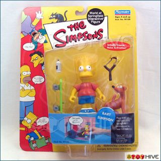 Simpsons Playmates Bart Simpson Figure Series 1 WOS
