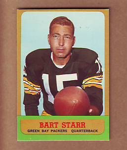 SHARP 1963 Topps 86 Bart Starr 75 00 Green Bay Packers Alabama Crimson 