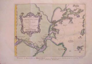 carte de la baye d hocsieu issued la haye 1749 by j