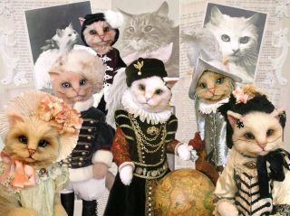 BEL AMI BEARS presents from their series of Nostalgic Cats Chateau 
