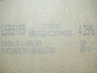 Baxter L5B5183 Dianeal PD 2 4 25 Dex Peritoneal Dialysis Solution in 